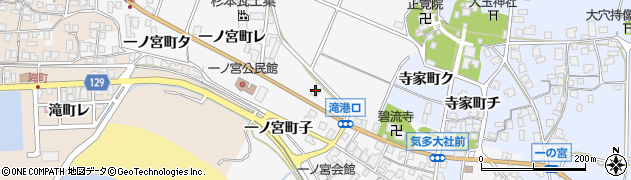 石川県羽咋市一ノ宮町（ツ）周辺の地図