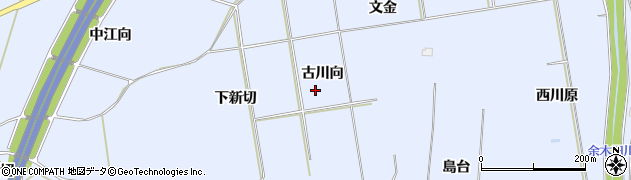 福島県いわき市山田町（古川向）周辺の地図