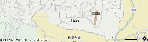 福島県いわき市金山町（月見台）周辺の地図