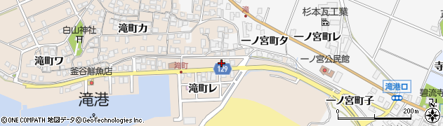 石川県羽咋市滝町レ99周辺の地図