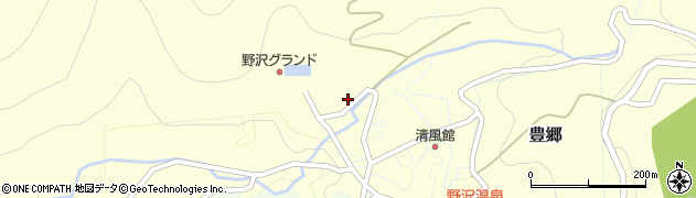 長野県野沢温泉村（下高井郡）真湯周辺の地図