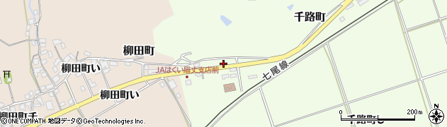 石川県羽咋市千路町（も）周辺の地図