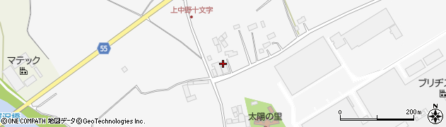 栃木県那須塩原市上中野301周辺の地図