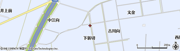 福島県いわき市山田町下新切周辺の地図
