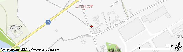 栃木県那須塩原市上中野299周辺の地図