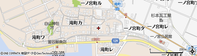 石川県羽咋市滝町レ周辺の地図
