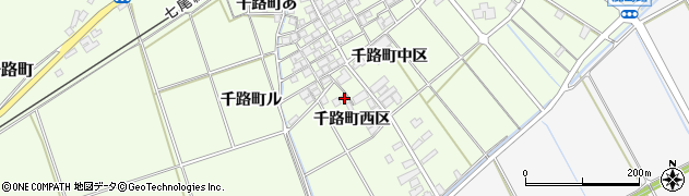 石川県羽咋市千路町チ4周辺の地図