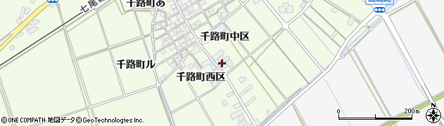 石川県羽咋市千路町に周辺の地図