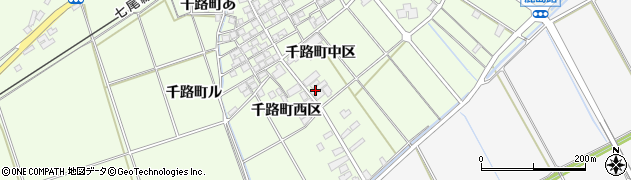石川県羽咋市千路町（に）周辺の地図