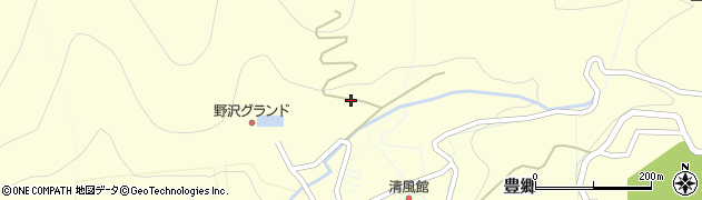 長野県下高井郡野沢温泉村真湯8841周辺の地図