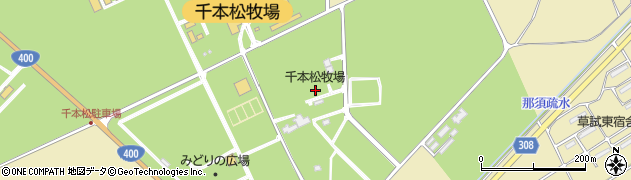 千本松牧場周辺の地図