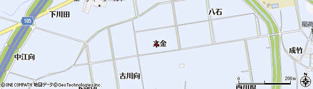 福島県いわき市富津町（文金）周辺の地図