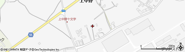 栃木県那須塩原市上中野309周辺の地図