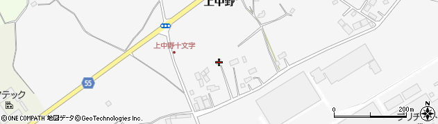 栃木県那須塩原市上中野307周辺の地図