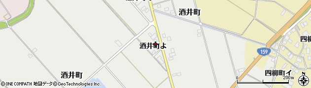 石川県羽咋市酒井町（ヨ）周辺の地図