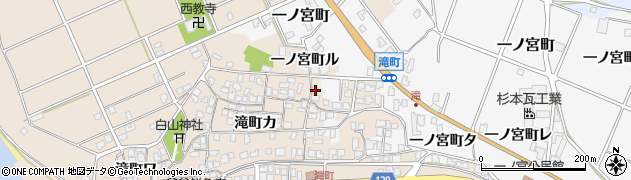 石川県羽咋市滝町レ7周辺の地図