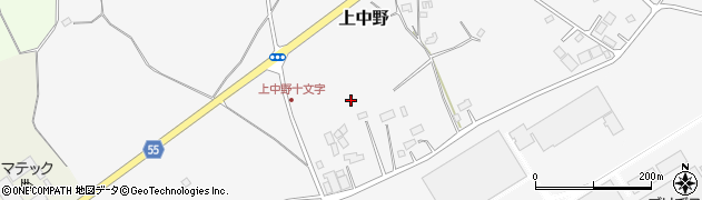 栃木県那須塩原市上中野293周辺の地図