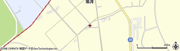 栃木県大田原市寒井1623-47周辺の地図