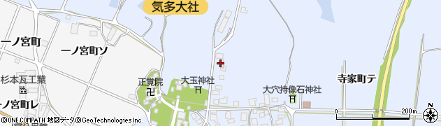 石川県羽咋市寺家町（テ）周辺の地図
