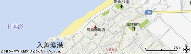 富山県下新川郡入善町芦崎132周辺の地図