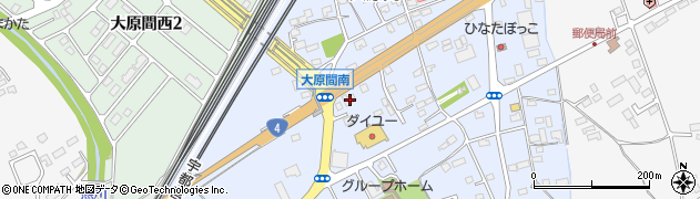 栃木県那須塩原市大原間197周辺の地図