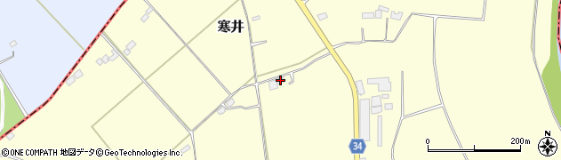 栃木県大田原市寒井1846周辺の地図