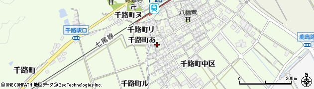 石川県羽咋市千路町チ13周辺の地図