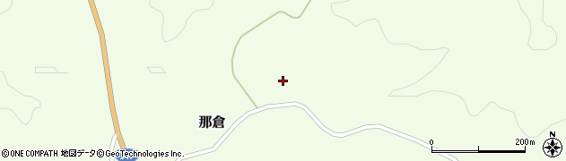 福島県塙町（東白川郡）那倉（後谷地）周辺の地図