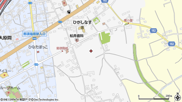 〒329-3147 栃木県那須塩原市東小屋の地図