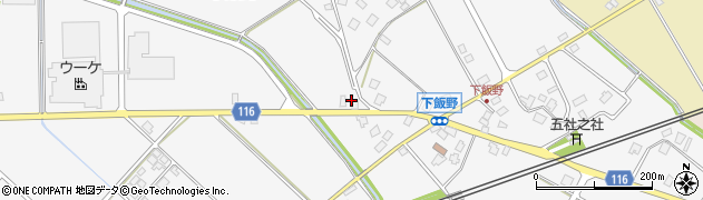 富山県入善町（下新川郡）下飯野周辺の地図