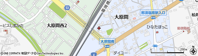 栃木県那須塩原市大原間270周辺の地図