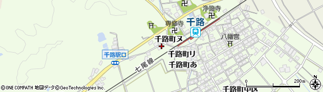 石川県羽咋市千路町（ル）周辺の地図