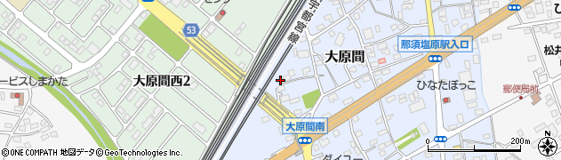栃木県那須塩原市大原間365周辺の地図