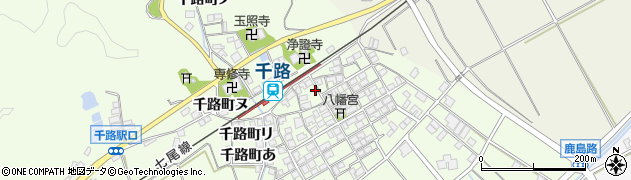 石川県羽咋市千路町ホ1周辺の地図