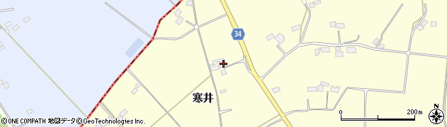 栃木県大田原市寒井1873-11周辺の地図