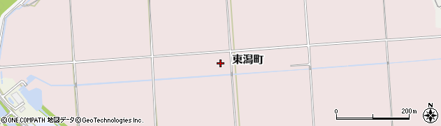 石川県羽咋市東潟町周辺の地図