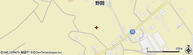 栃木県那須塩原市野間周辺の地図