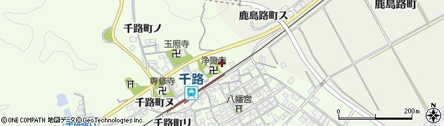 石川県羽咋市千路町（イ）周辺の地図