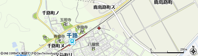 石川県羽咋市鹿島路町丑周辺の地図