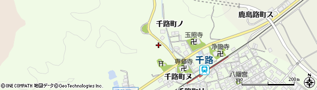 石川県羽咋市千路町（ヌ）周辺の地図