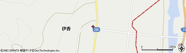 福島県東白川郡塙町伊香下町周辺の地図