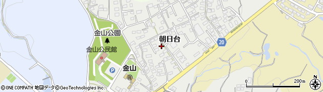 福島県いわき市金山町朝日台周辺の地図