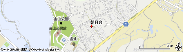 福島県いわき市金山町（朝日台）周辺の地図