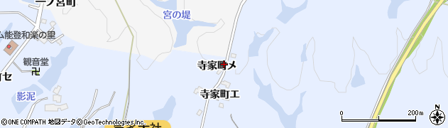 石川県羽咋市寺家町メ周辺の地図