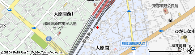 栃木県那須塩原市大原間440周辺の地図
