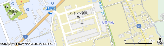 アイシン新和株式会社　入善工場製造部製造管理室周辺の地図