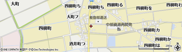 石川県羽咋市四柳町（と）周辺の地図