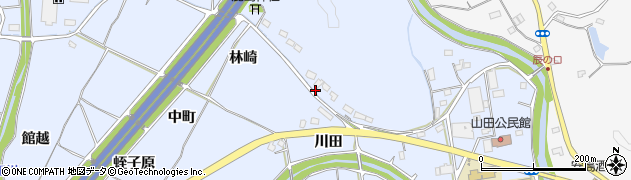 福島県いわき市山田町（林崎）周辺の地図