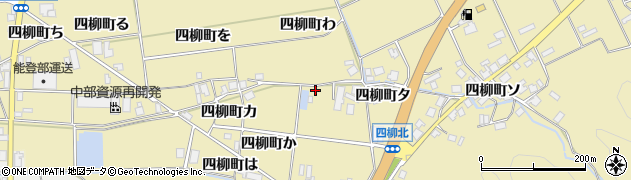 石川県羽咋市四柳町周辺の地図