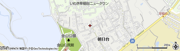 福島県いわき市金山町朝日台60周辺の地図